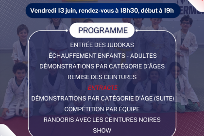 Gala de fin d'année le vendredi 13 juin 2025