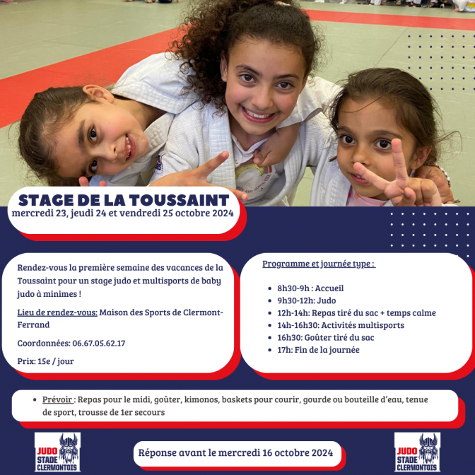 Image de l'actu 'Stages enfants - Vacances de Toussaint'