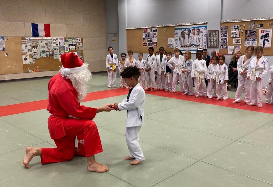 Père Noël au Stade Clermontois Judo